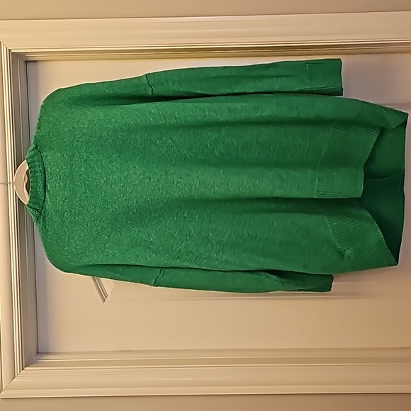 NWOT Torrid size 0 Vegan Cashmere Long Cardigan Green - Picture 5 of 9